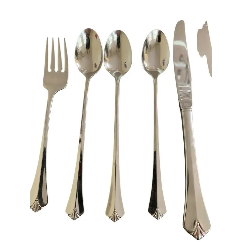10 Distinction Deluxe Stainless ONEIDA WESTGATE ROYAL‎ CREST Fork Spoon Knife